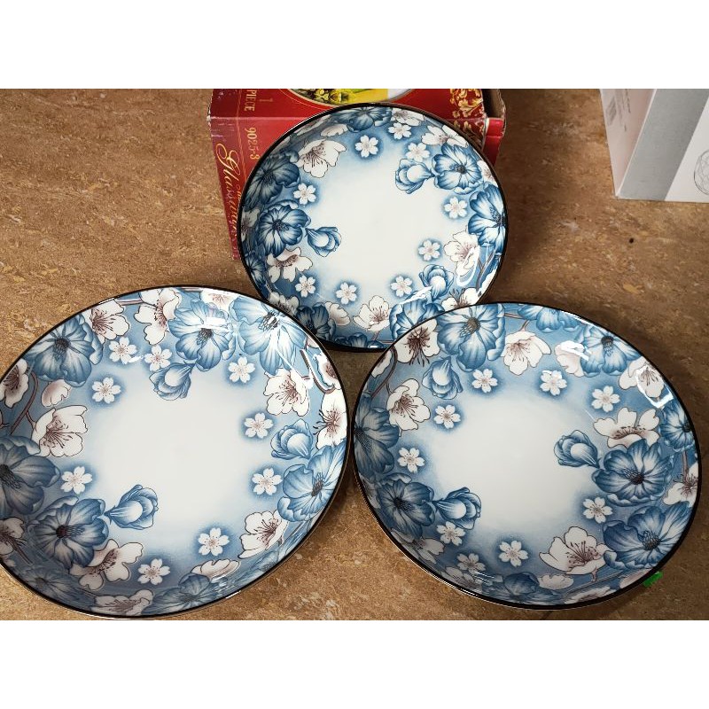 đĩa 6  sứ bát tràng hoa cổ
