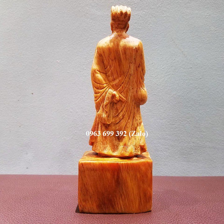Tượng khổng minh gỗ huyết long | BigBuy360 - bigbuy360.vn