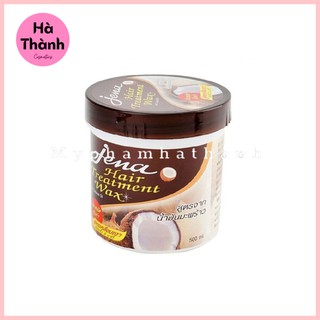Kem Ủ Tóc Tinh Dầu Dừa Già JENA Coconut Hair Treatment Wax 500ml ⭐ FREE SHIP ⭐ Hàng Nội Địa Thái Lan Siêu Mềm Mượt ⭐