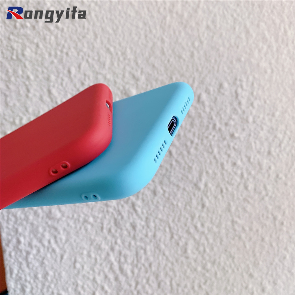 Ốp điện thoại màu trơn thời trang cho Xiaomi Redmi k30 k20 ultra note 8 7 poco f2 10x pro 5g