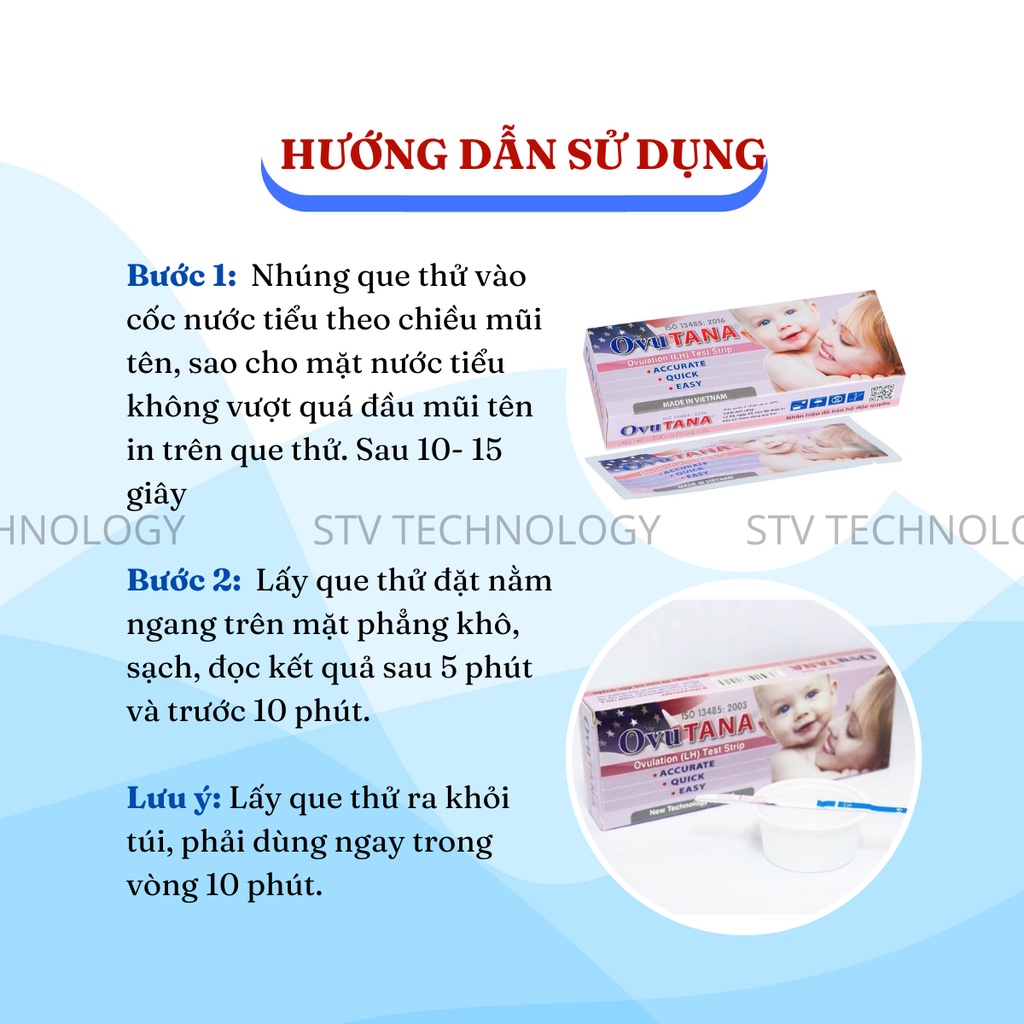 Que Thử Rụng Trứng Ovutana Tanaphar 2 Vạch Chính Xác Test Thử Thai Hai Vạch Sớm Nhanh Chóng