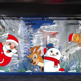 [ FAST SHIPPING ]Decals Christmas Stickers Electrostatic Environmentally Friendly Removable