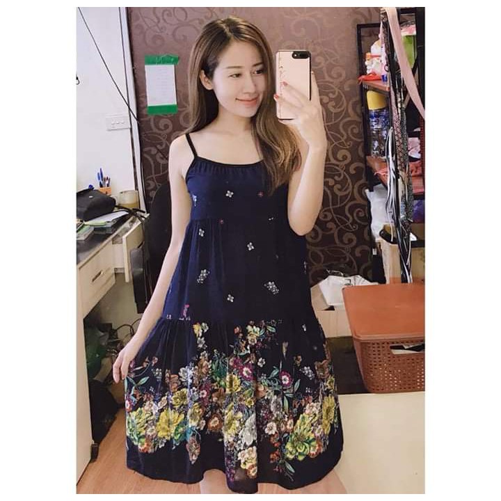 Váy Lanh 2 Dây Chất Mát Nhiều Mẫu Xinh Duyên Dáng