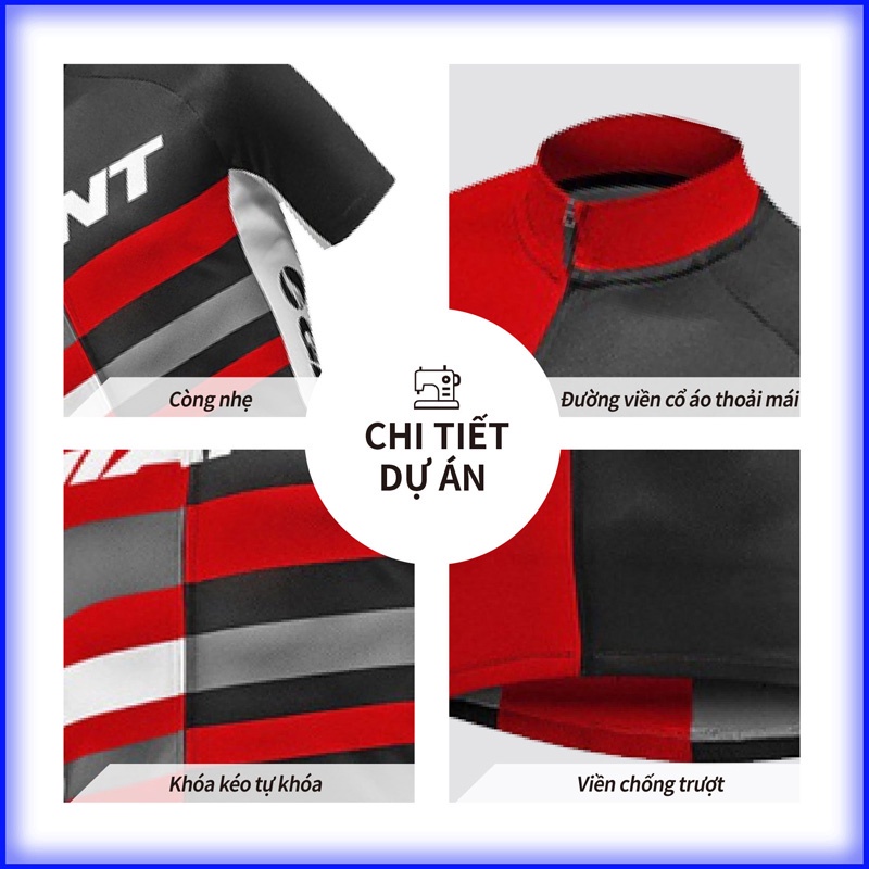 GIANT Đạp xe Jersey Nam Pro Đội đua Áo sơ mi thể thao MTB Áo đua xe đạp Quần áo đường bộ Đội xe đạp Mặc quần đùi