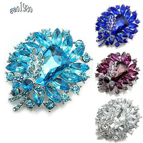 Ghim CàI ÁO HìNh Bươm BướM ĐíNh Kim Cương Pha Lê Giả ThờI Trang Cho Nữ