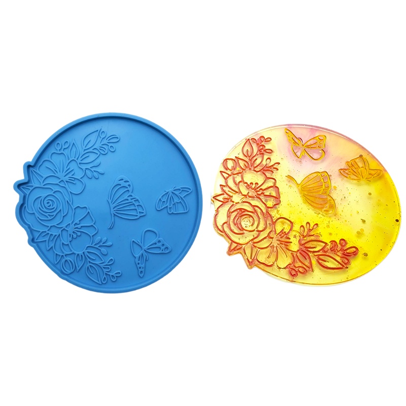 Sa Khuôn Silicone Làm Khay Đựng Đồ Thủ Công DIY Cho Tiệc Lễ Hội