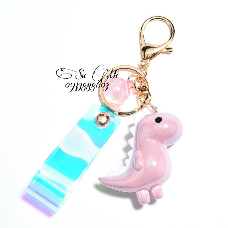 Móc khóa khủng long hot trend siêu dễ thương, siêu cute - Móc khóa trang trí ba lô, túi xách