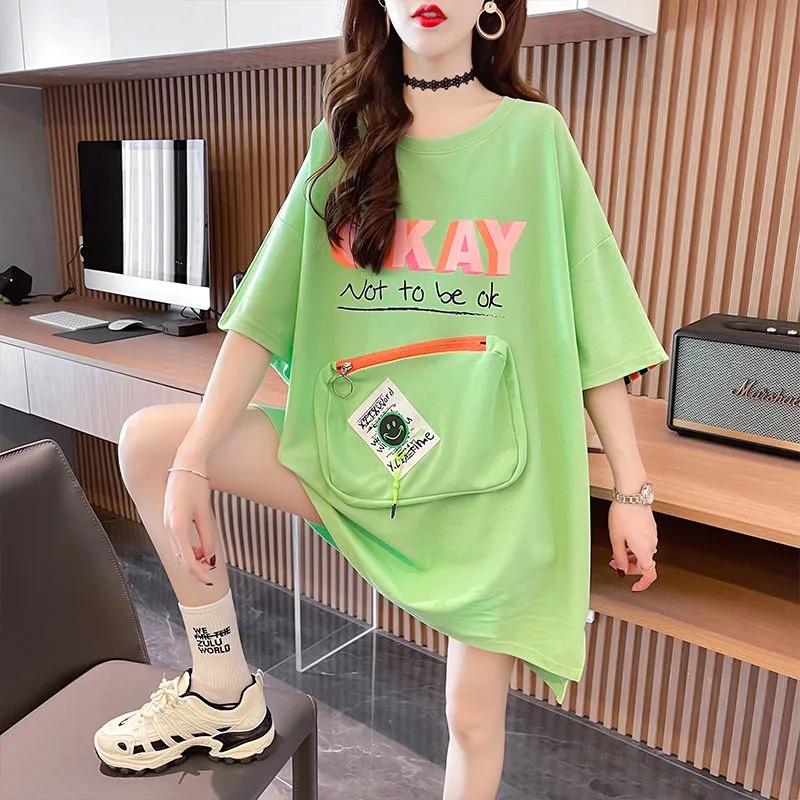 Áo Thun Tay Ngắn Plus Size 40-100KG C9341