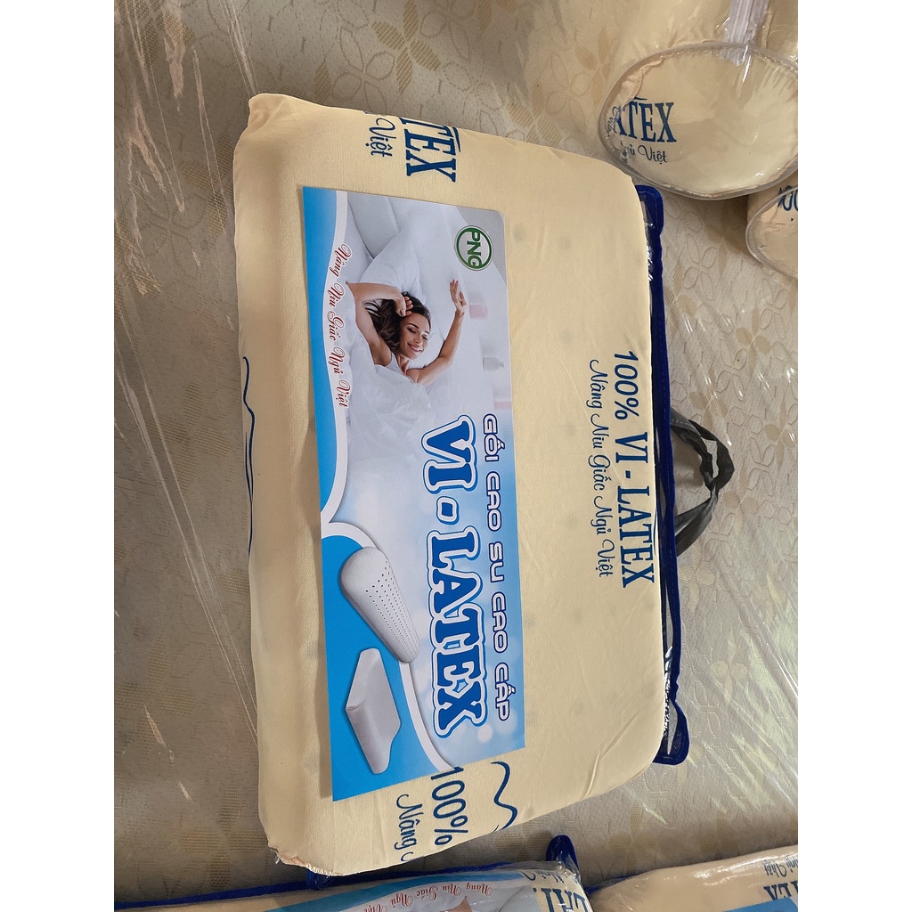 GỐI NẰM CAO SU NON 40X60