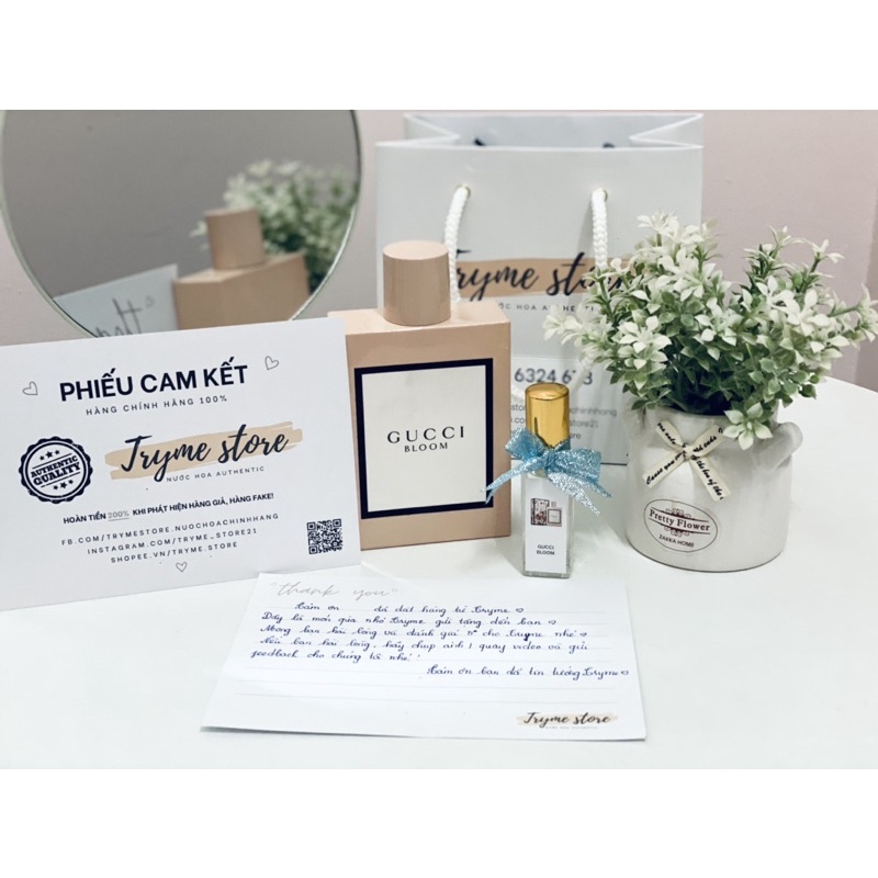 [GC002] Chiết 5ml - nước hoa GU.CCI BLOOM EDP | Thế Giới Skin Care