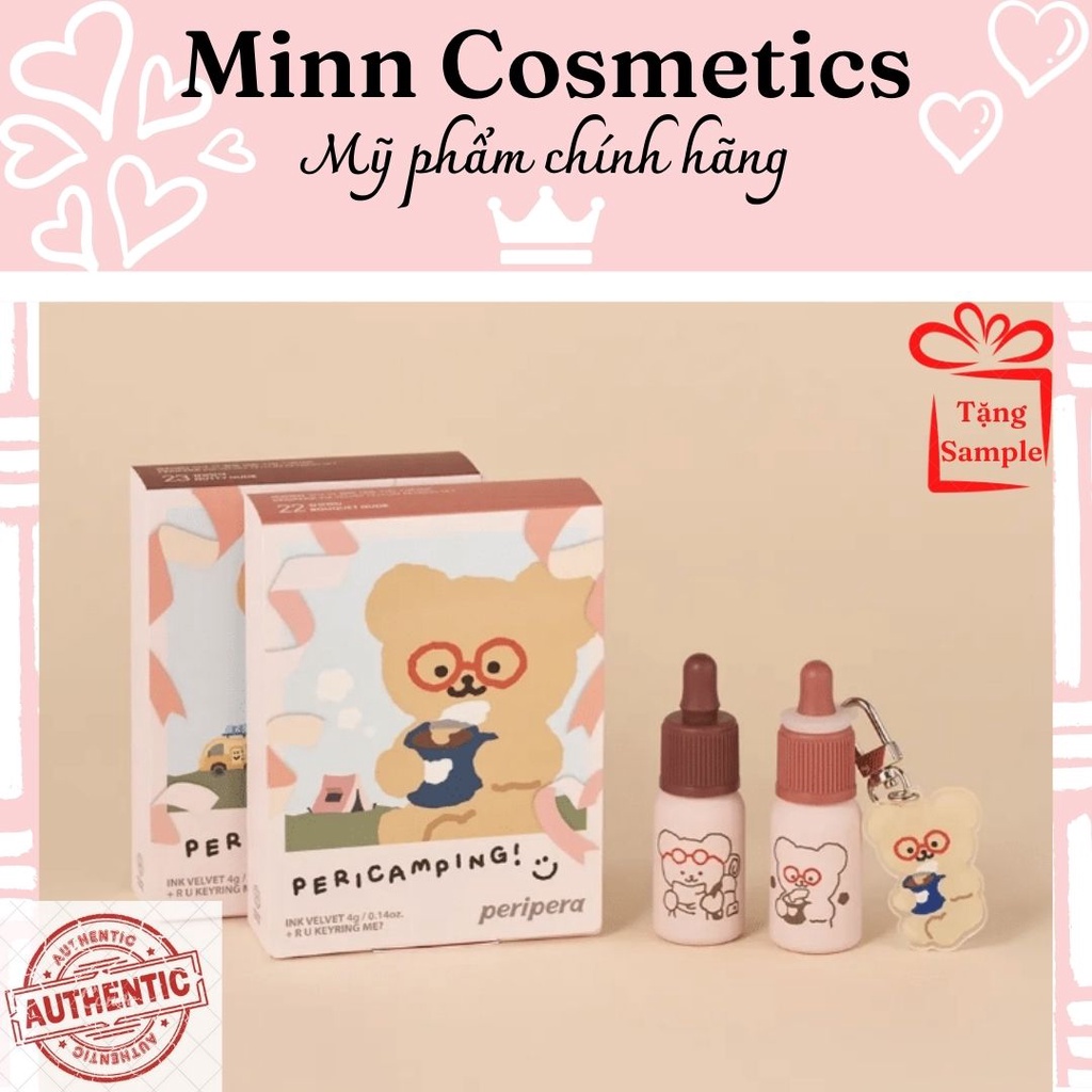 Son Phiên Bản Giới Hạn PERIPERA Ink The Velvet Keyring Set (Teteum Edition)