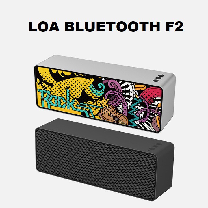 Loa bluetooth 5.0 F2 Super Bass âm thanh 3D - Kết nối bluetooth / thẻ nhớ / USB - Hàng nhập khẩu cao cấp