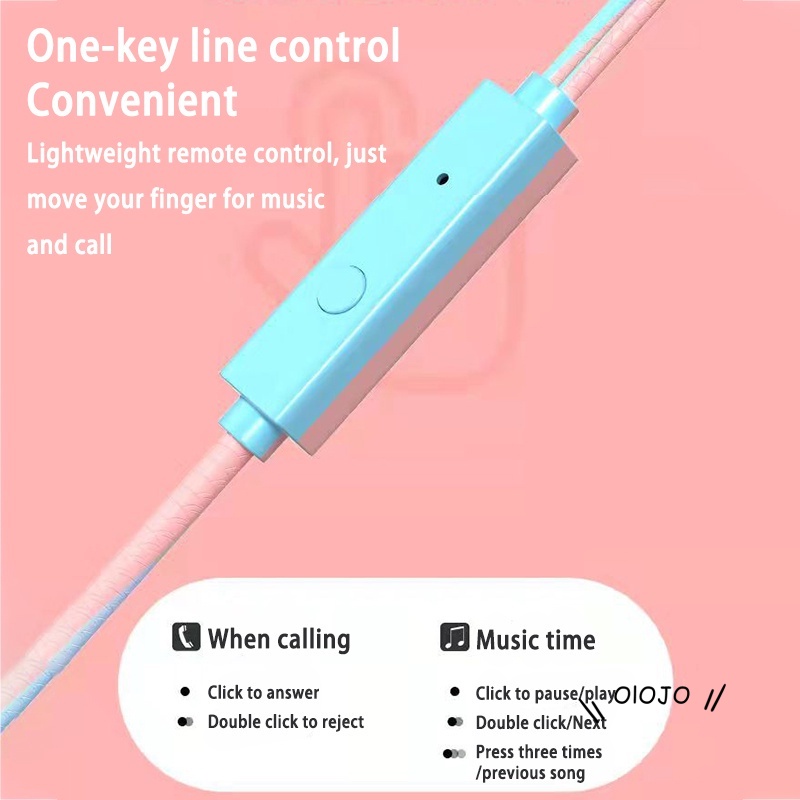 Tai nghe nhét tai có dây cổng 3.5mm thiết kế mới nhiều màu sắc