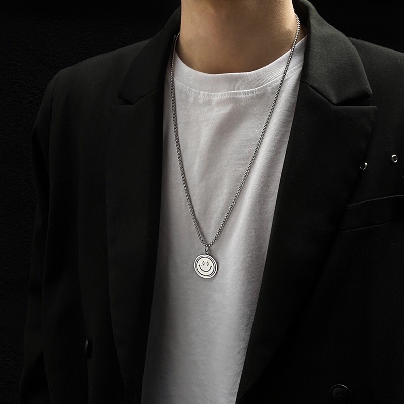 Dây Chuyền Thời Trang Unisex ICON Hai Mặt Buồn Vui Basic Loki Accessories