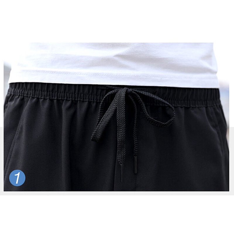 Quần Short Nam Lưng Thun Dây Rút Năng Động