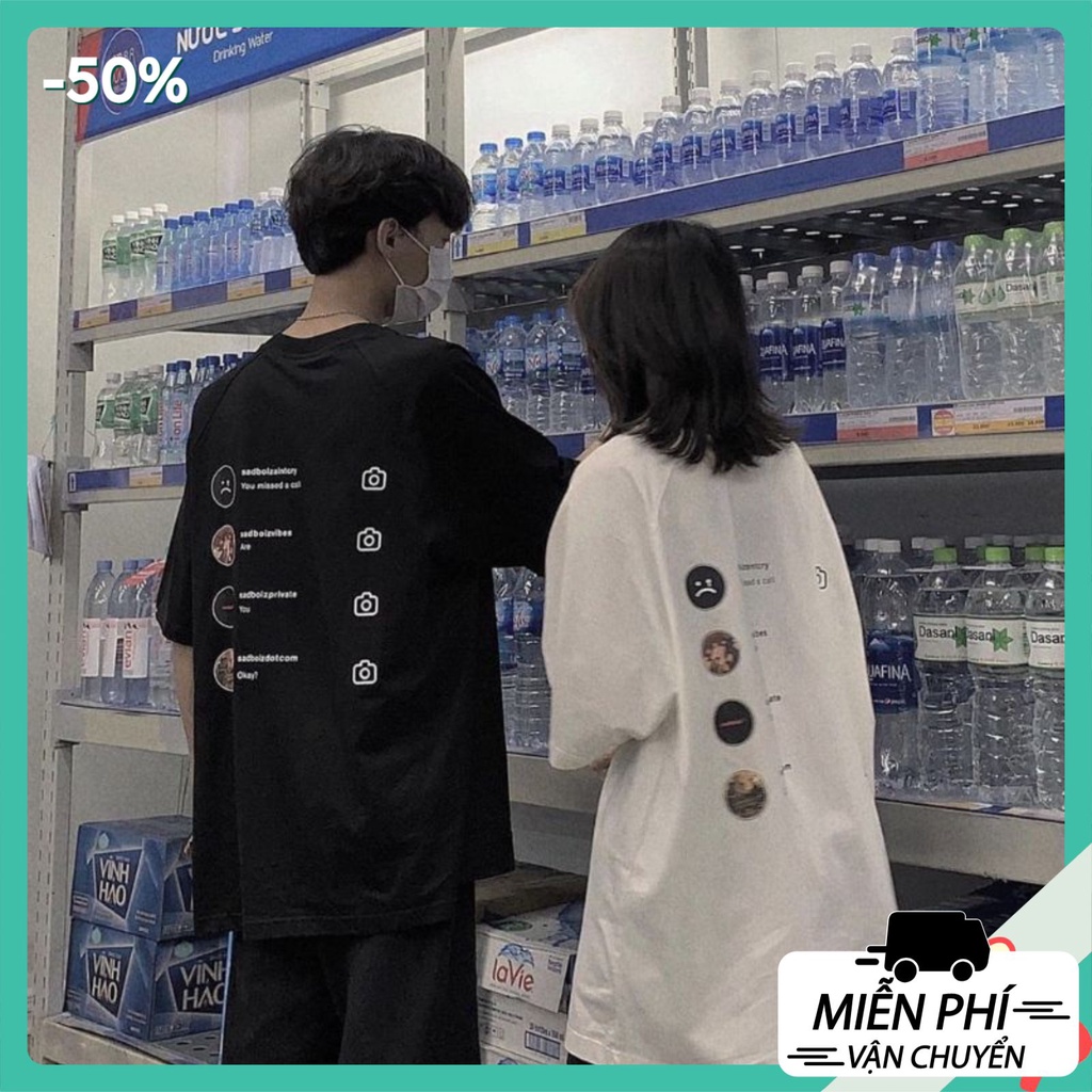 Áo thun nam nữ sad boiz sadtagram, Áo thun tay lỡ form rộng Sadboiz Sadtagram phông form rộng oversize cotton dáng xuông
