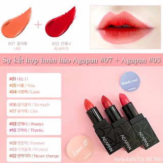 Combo 5 cây son lì dạng thỏi AGAPAN