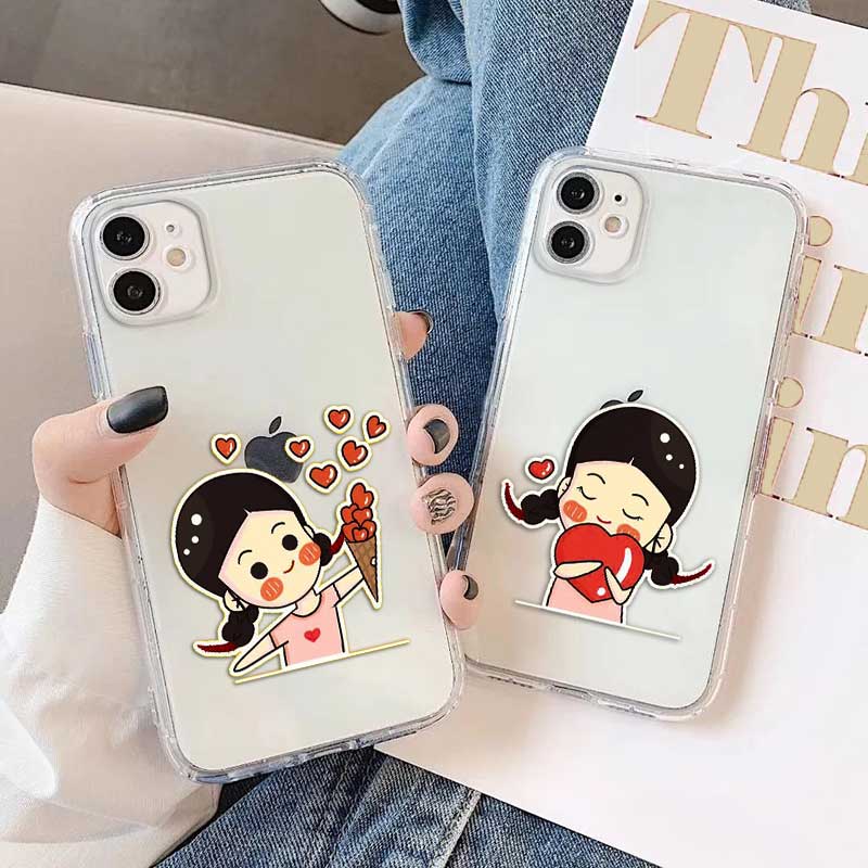 Phone case Samsung Galaxy S6 S7 Edge Plus S8 S9 S10 S20 Plus S10E S10 Lite Girl