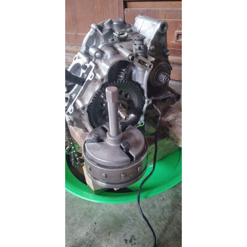 Vam vô lăng điện xe máy Yamaha|Vam điện dụng cụ sửa chữa xe máy chuyên dụng TQ đen