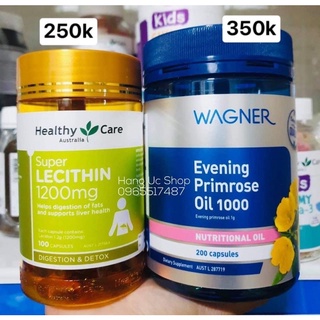 Combo Mầm đậu nành Healthy care và Tinh dầu hoa anh thảo Wagner