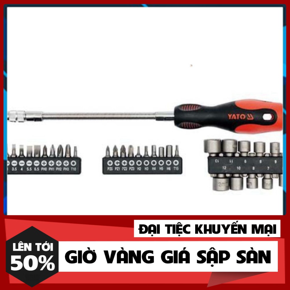 . Đồ Nghề Yato Balan. BỘ TUA VÍT DẺO ĐA NĂNG YATO 31 CHI TIẾT YT-2780