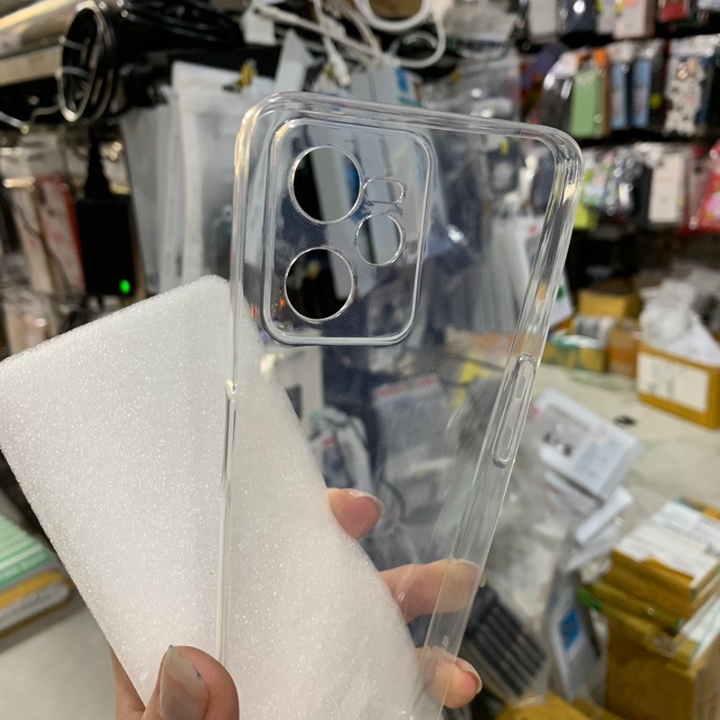 Ốp Realme C35 dẻo trong suốt không viền camera,ốp trong chống sóc,viền bảo vệ camera.
