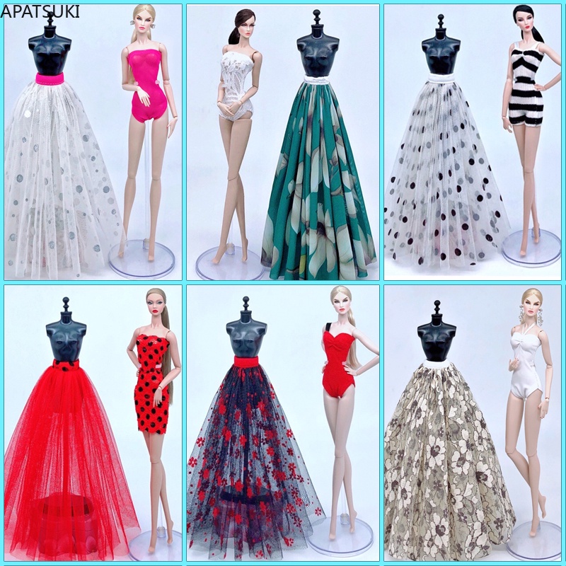 Bộ Đồ Bơi 2 Mảnh Cho Búp Bê Tỉ Lệ 1 / 6