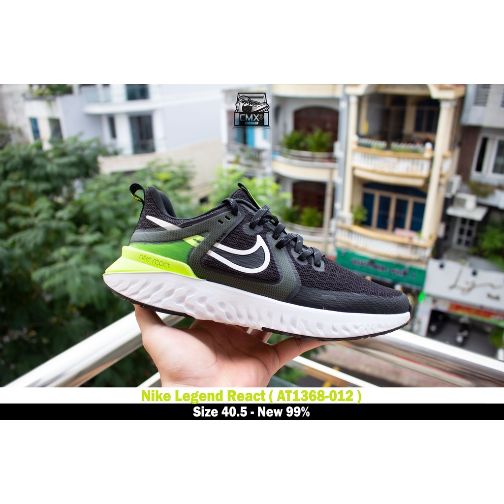 [ HÀNG CHÍNH HÃNG ] GIày Nike Legend React 2 Black/White Volt Noir ( AT1368-012 ) - HÀNG CHÍNH HÃNG 100%