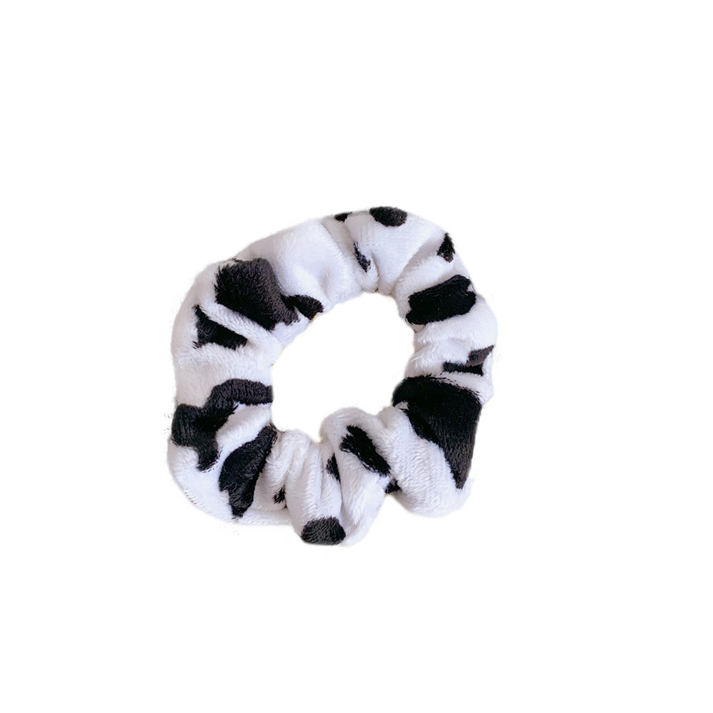 SC39 Elastic Cowhide Textured Hair Bands