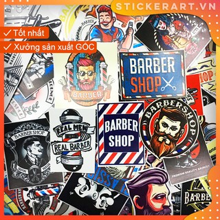 [BARBER HỚT TÓC] 65 Sticker chống nước trang trí,dán xe laptop mũ bảo hiểm vali...