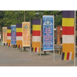 1 lá CỜ PHƯỚN PHẬT GIÁO (mua nhiều giảm giá)
