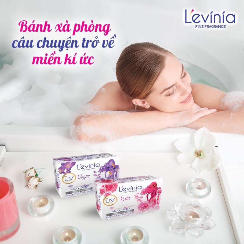 Xà bôngTrắng Mịn & Trẻ Hóa Da Levinia 100g