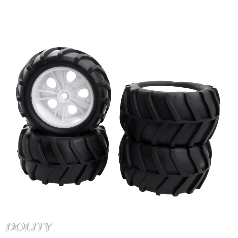 [DOLITY]1/16 Scale RC Truck Buggy 85mm Rubber Tire Tyres for High Speed HSP HPI Accs
