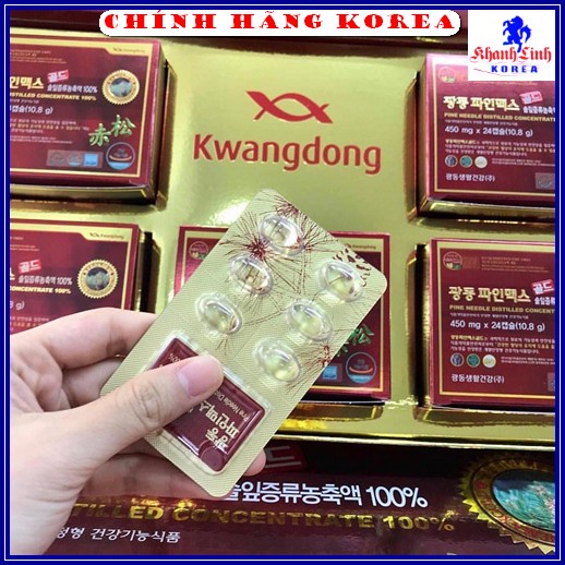 Tinh Dầu Thông Đỏ Kwangdong Hàn Quốc - Tăng đề kháng, giảm mỡ máu, phòng ung thư