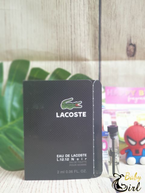 Nước hoa sample nam chính hãng Lacoste đen | BigBuy360 - bigbuy360.vn