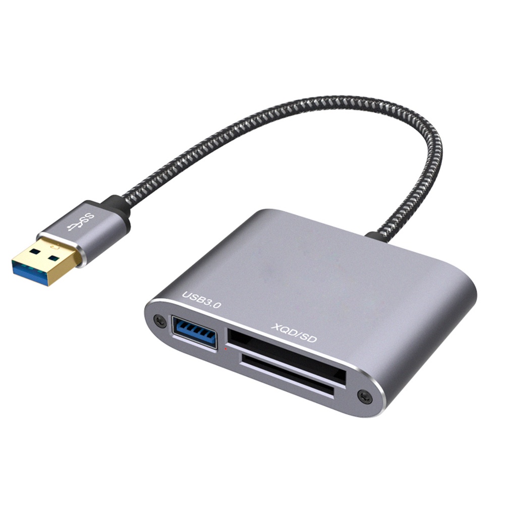 Đầu Đọc Thẻ Nhớ Đa Năng 3 Trong 1 Usb 3.0 Xqd Micro-Sd | BigBuy360 - bigbuy360.vn
