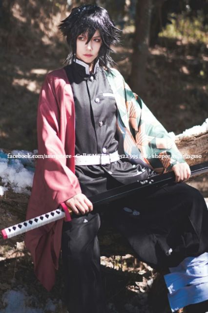 Set COSPLAY Tomioka Giyuu trong Anime Kimetsu Yaiba Zenitsu