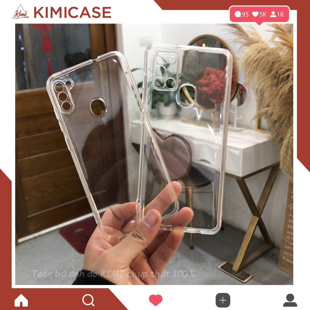 Ốp lưng Samsung Galaxy A11 A21s A31 A51 A71 A50 A30S A50S A70 M51 Note 20 / Ultra silicon trong bảo vệ camera dày 1.2mm | BigBuy360 - bigbuy360.vn