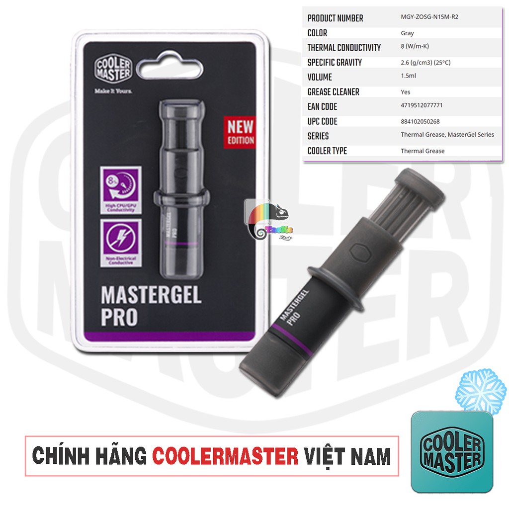 Keo tản nhiệt Cooler Master MasterGel Pro I Kem tản nhiệt CM Master Gel Pro