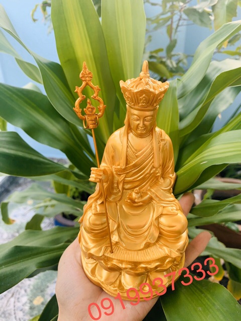 Tượng phật địa tạng cao 16 cm