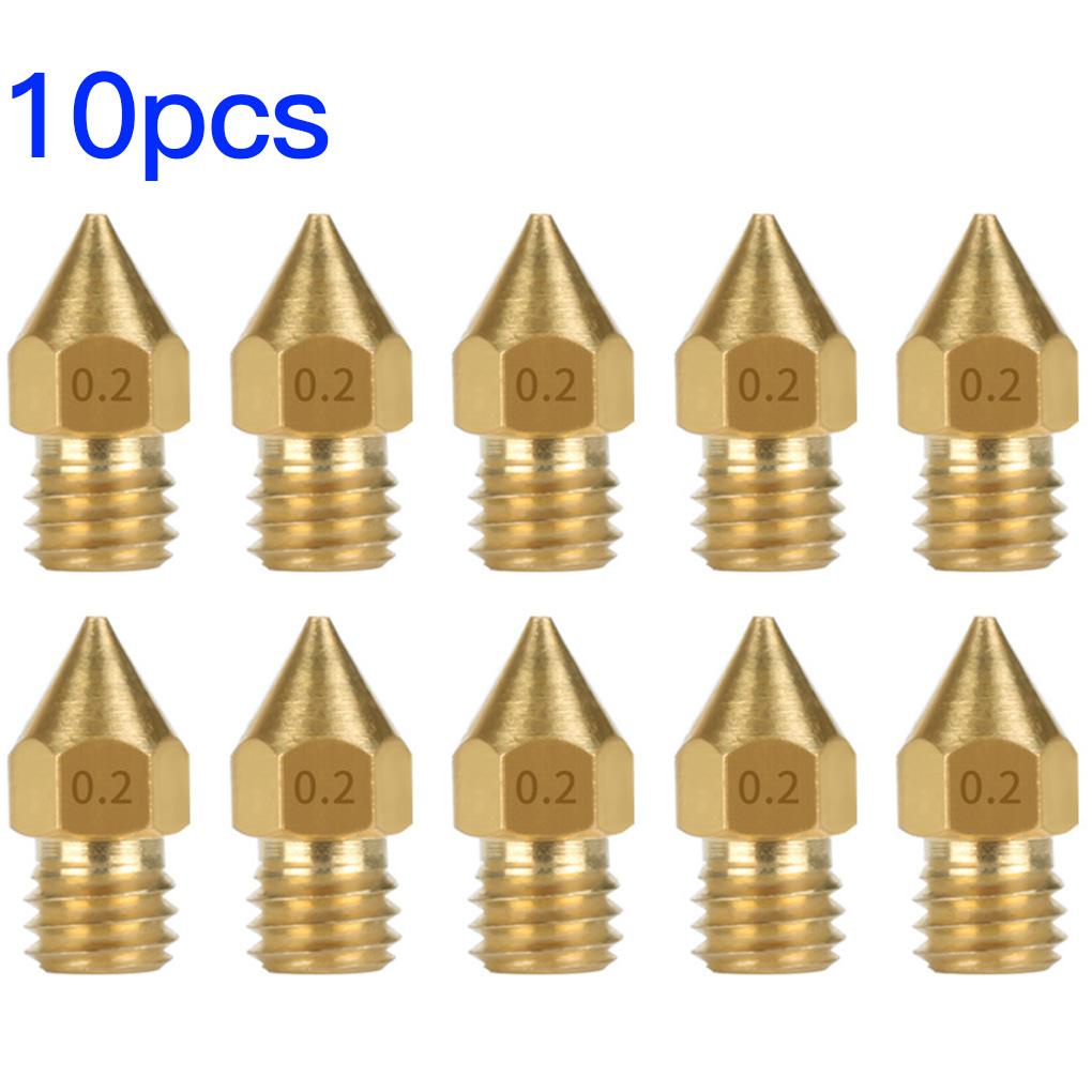 Đầu Phun Máy In 3D 0 1mm-1 0mm Bằng Đồng Thau Cho Máy In 3 / 1 75mm MK8