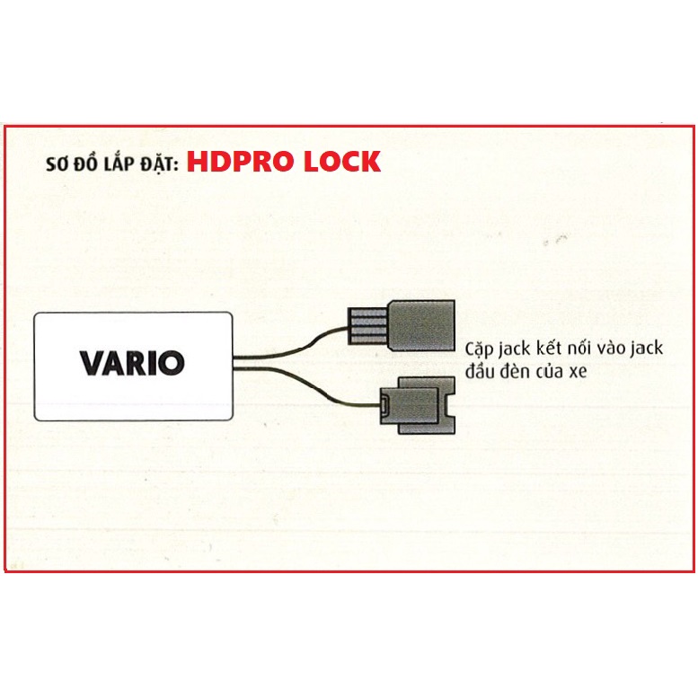 Bộ mạch tắt đèn xe VARIO 125/150/160 - Chính hãng HDPRO - BH 2 năm