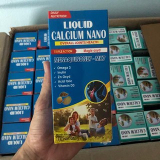LIQUID CALCIUM NANO - BỔ SUNG Canxi giúp phòng chống còi xương, tăng cường phát triển hệ xương...
