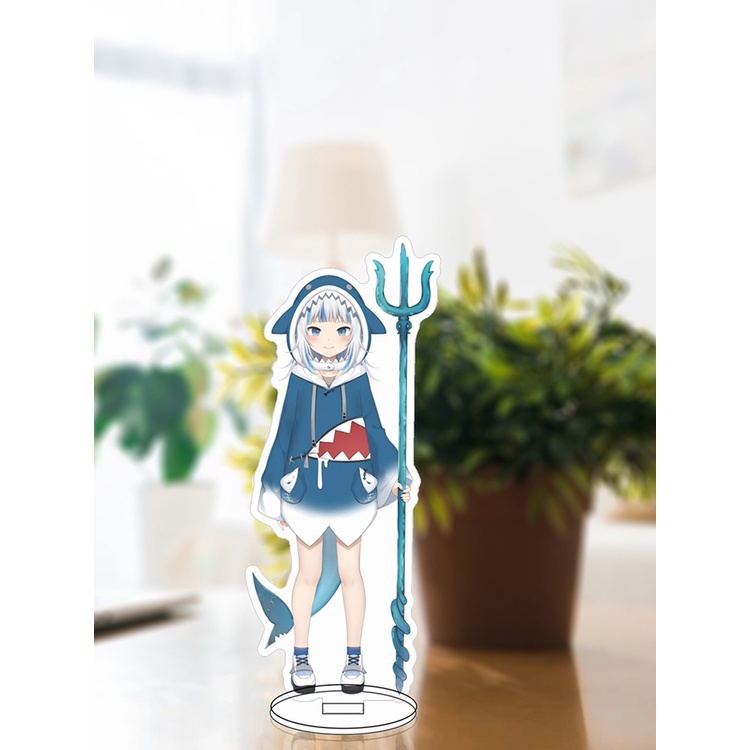 Mô hình nhân vật HOLOLIVE hoạt hình bằng nhựa acrylic có chân đỡ để bàn trang trí