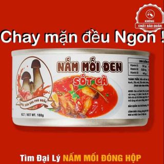 Nấm mối đen sốt cà, chay mặn điều được. Ngon bổ rẻ