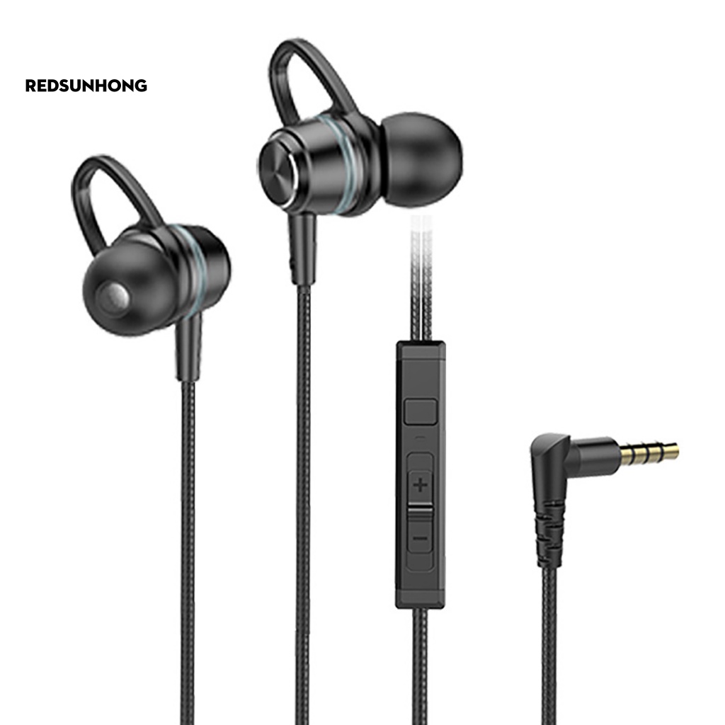 Tai Nghe Nhét Tai Thể Thao Âm Thanh Nổi 3.5mm Chống Nước Hỗ Trợ Gọi Điện