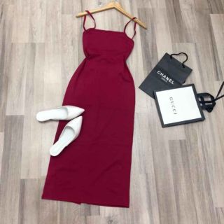 Đầm body 2 dây đan lưng ( ảnh thật )