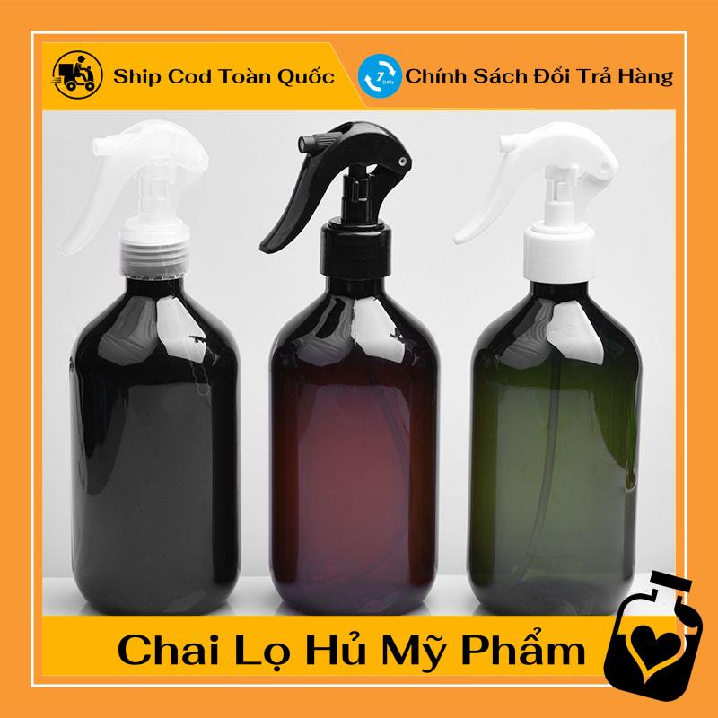 Chai Xịt Phun Sương ❤ TOP GIÁ RẺ ❤ Chai nhựa pet Vòi chuột 500ml rỗng chiết mỹ phẩm