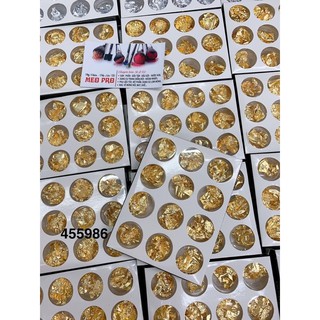 giấy nhún (giấy bạc vàng) trang trí móng