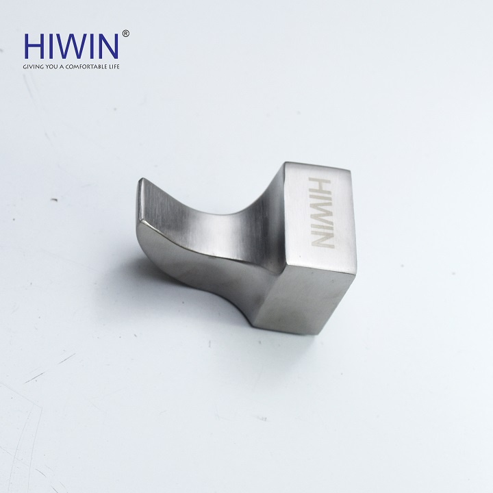 Móc treo khăn, quần áo inox 304 mặt mờ HIWIN Y-237